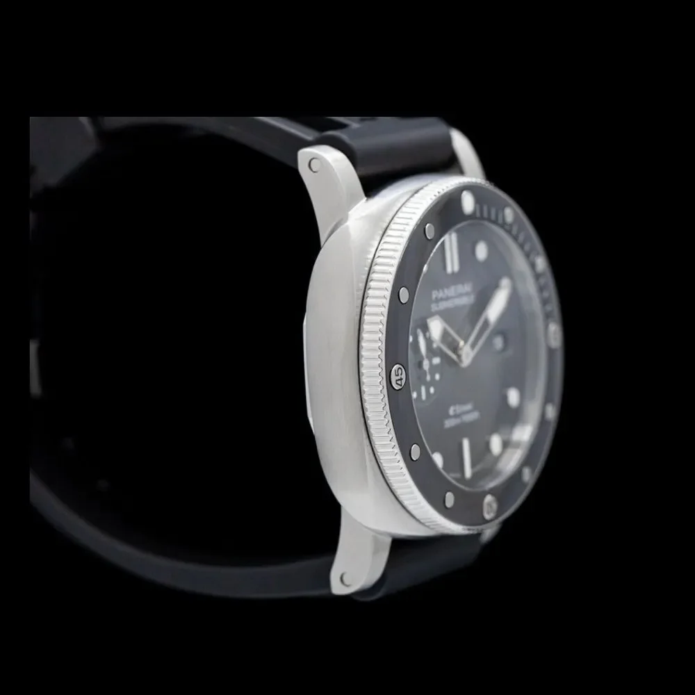 Panerai 44mm Submersible QuarantaQuattro Grigio Roccia SS Gray Dial PAM01288